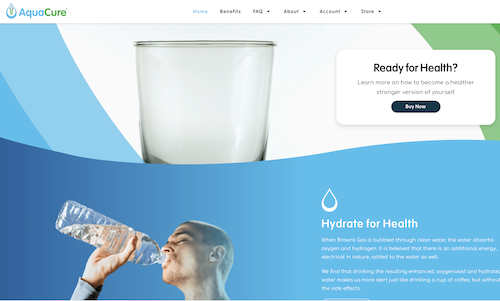 Aquacure4u Website