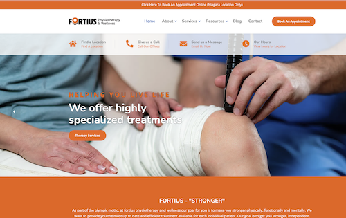 Fortius Physio Website